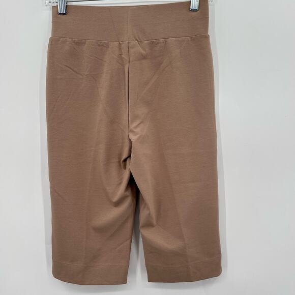 LOGO Layers by Laurie Goldstein Bermuda Pull On Shorts Womens XXS Brown - Picture 1 of 5
